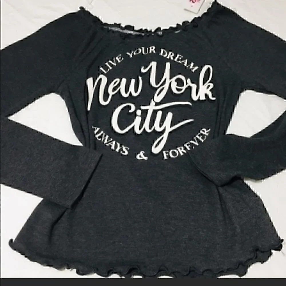 Justice Girls size 14/16  Top NYC
